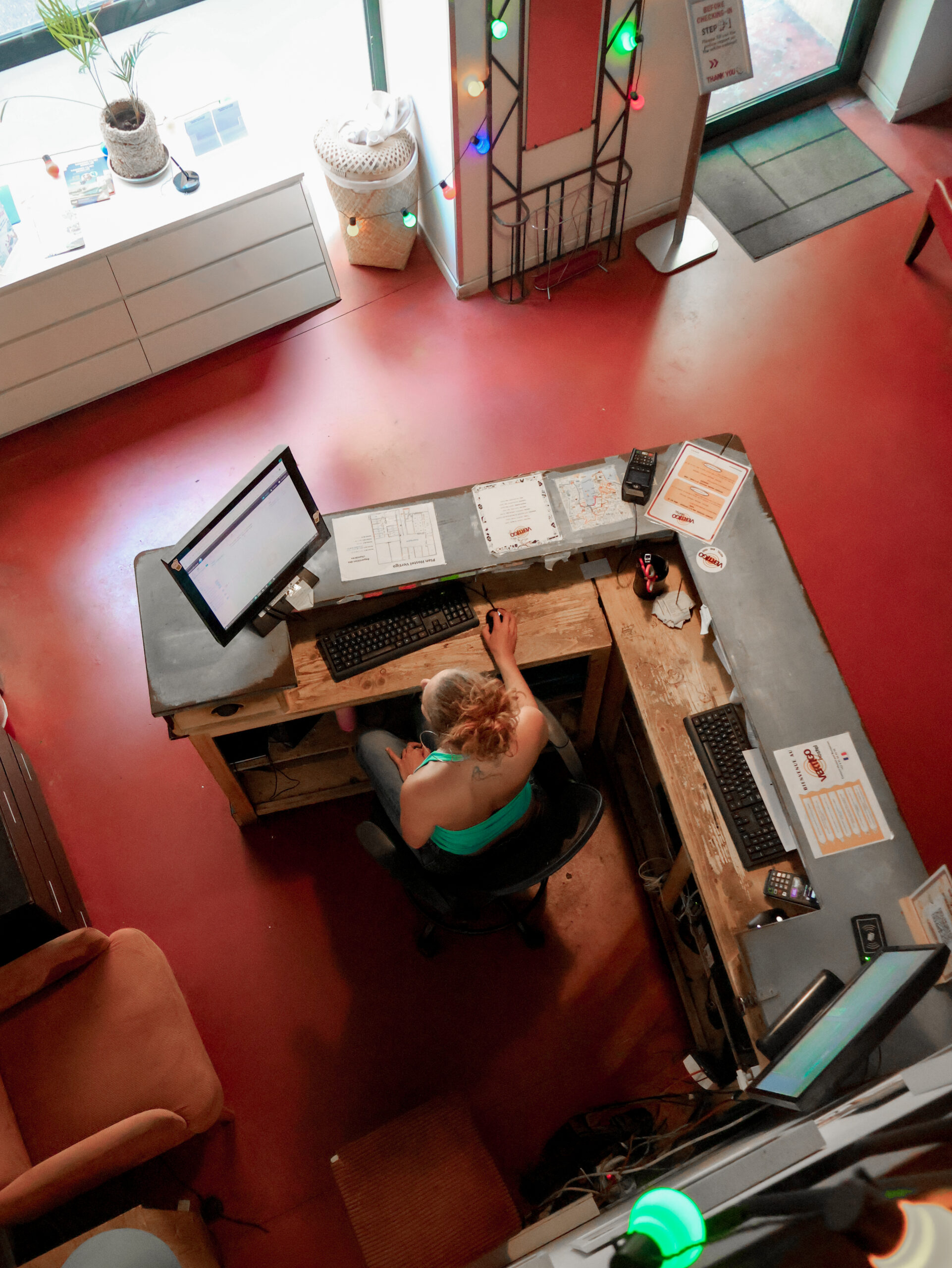 Réception Hôtel Vertigo